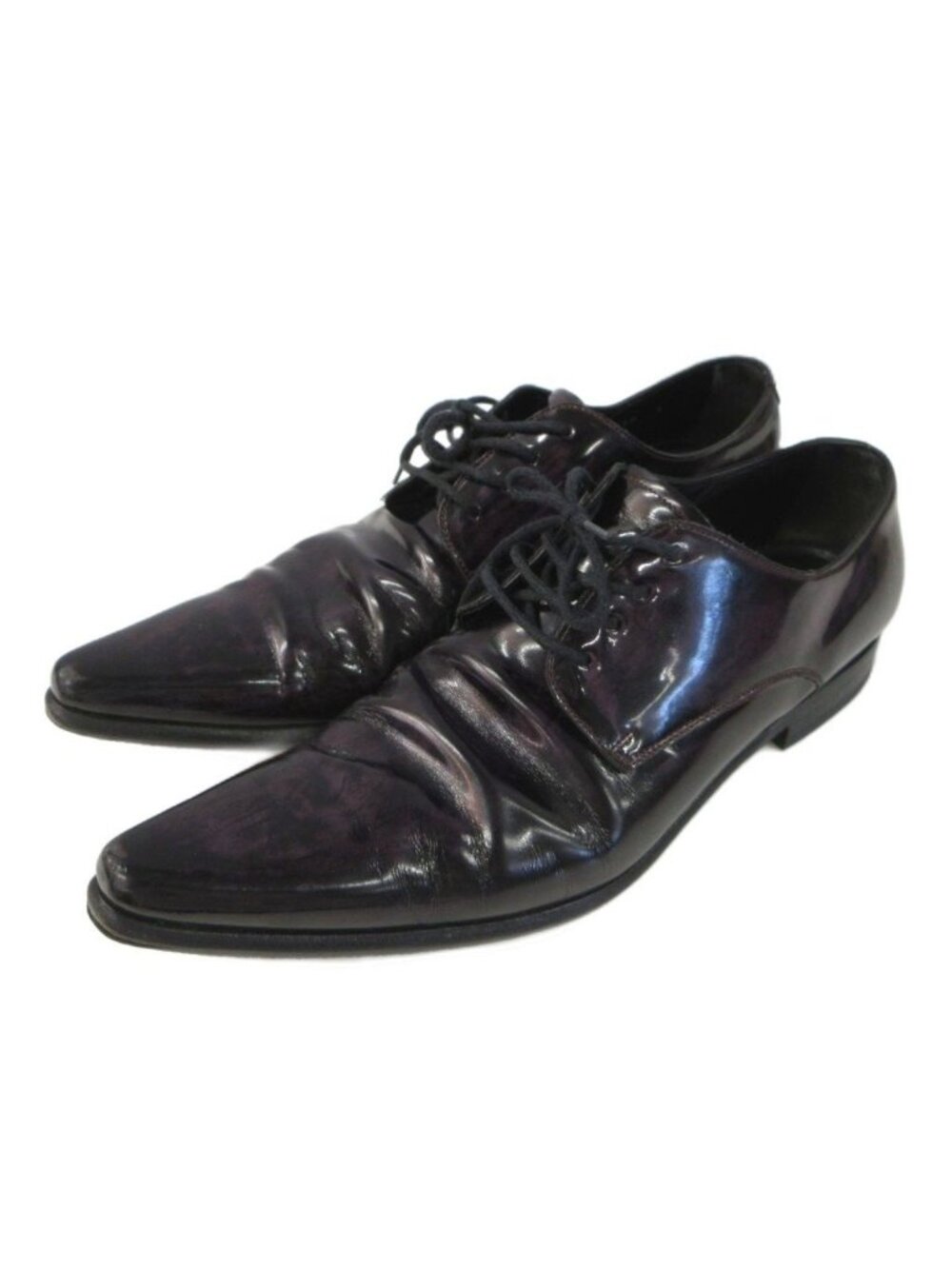 Dolce & Gabbana Patent Leather Shoes Dress Purple 7